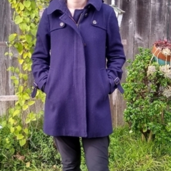Like New JCrew Salon Peacoat Blue Size 6/Small Worn 1x! - Picture 2 of 11